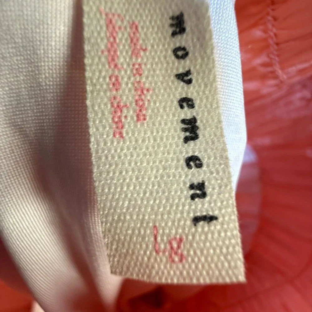 Free People FP Movement The Way‎ Home Shorts Coral Pink High Waisted Athletic LG